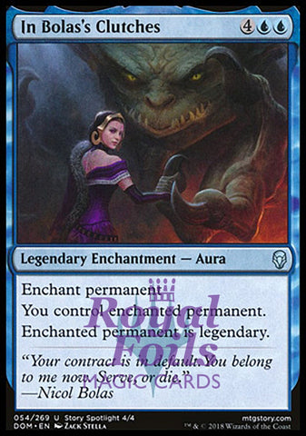In Bolas's Clutches 2x FOIL DOM MTG Dominaria Uncommon MINT blue