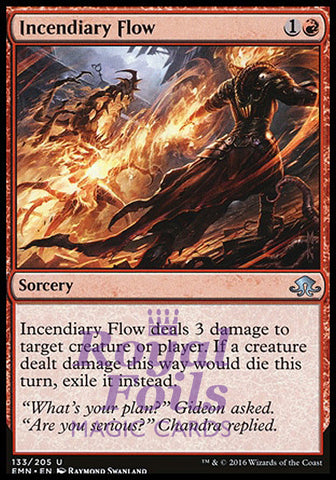 Incendiary Flow 2x FOIL EMN MTG Eldritch Moon Uncommon MINT red