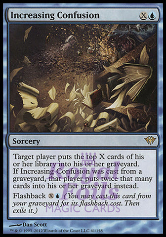 Increasing Confusion 1x FOIL DKA MTG Dark Ascension Rare MINT blue