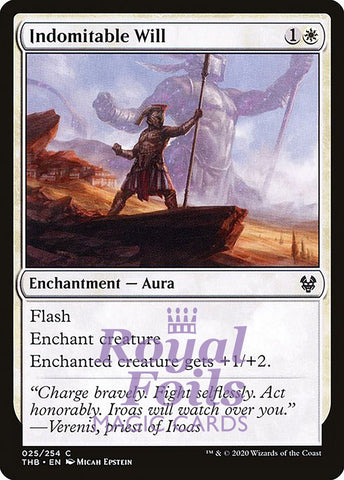 Indomitable Will 4x FOIL THB MTG Theros Beyond Death Common MINT white