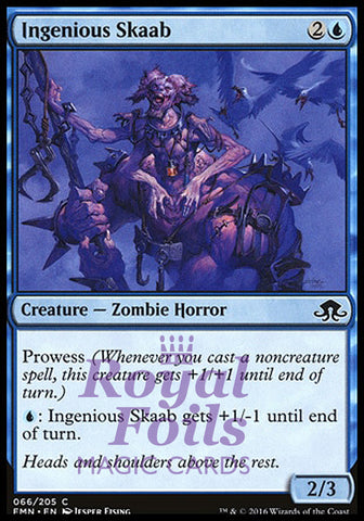 **4x FOIL Ingenious Skaab** EMN MTG Eldritch Moon Common MINT blue