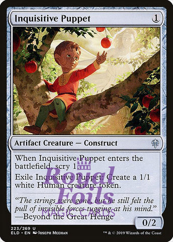 Inquisitive Puppet 4x FOIL ELD MTG Throne of Eldraine Uncommon MINT artifact