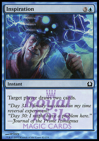 Inspiration 4x FOIL RTR MTG Return to Ravnica Common MINT blue