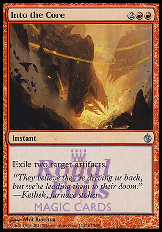 Into the Core 2x FOIL MBS MTG Mirrodin Besieged Uncommon MINT red