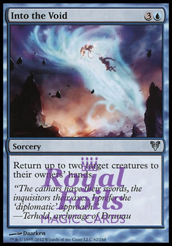 Into the Void 3x FOIL AVR MTG Avacyn Restored Uncommon MINT blue