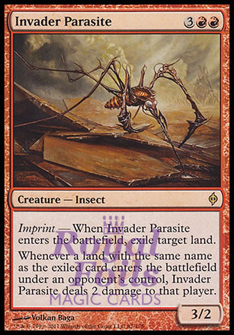 Invader Parasite 1x FOIL NPH MTG New Phyrexia Rare NM red