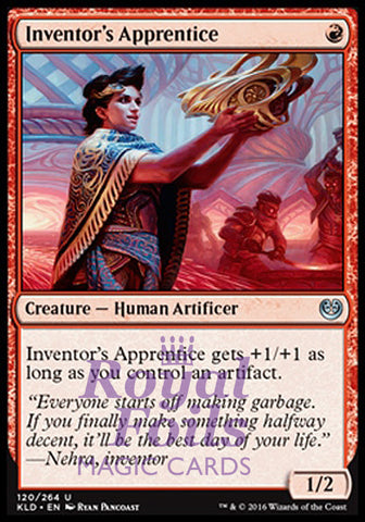 Inventor's Apprentice 2x FOIL KLD MTG Kaladesh Uncommon MINT red