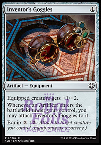 **4x FOIL Inventor's Goggles** KLD MTG Kaladesh Common MINT artifact