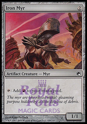 Iron Myr 1x FOIL SOM MTG Scars of Mirrodin Common NM artifact