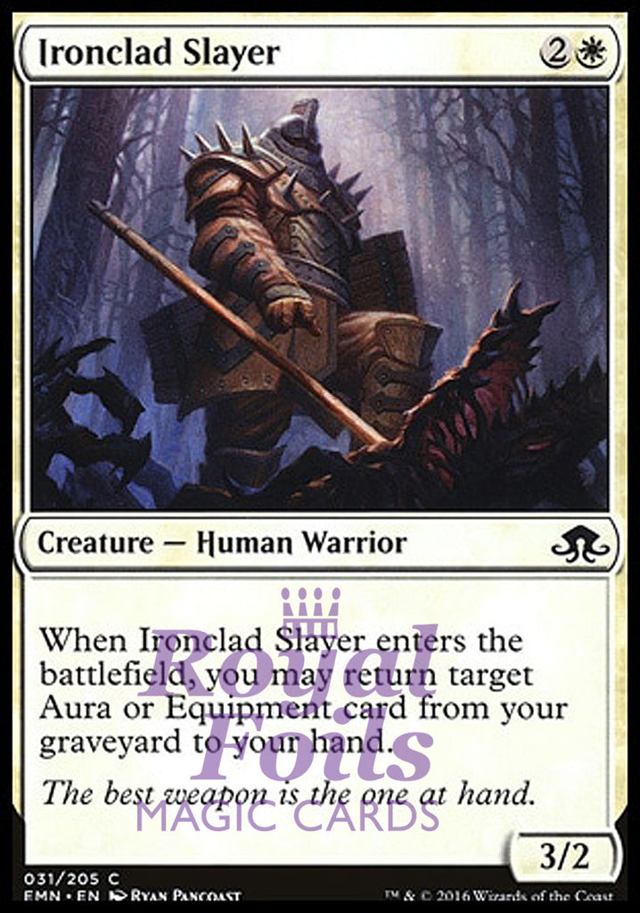 Ironclad Slayer 4x FOIL EMN MTG Eldritch Moon Common MINT white