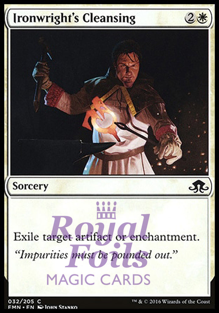 Ironwright's Cleansing 4x FOIL EMN MTG Eldritch Moon Common MINT white