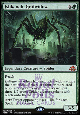 Ishkanah Grafwidow 1x FOIL EMN MTG Eldritch Moon Mythic MINT green