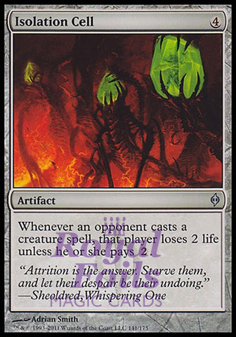 **1x FOIL Isolation Cell** NPH MTG New Phyrexia Uncommon MINT artifact