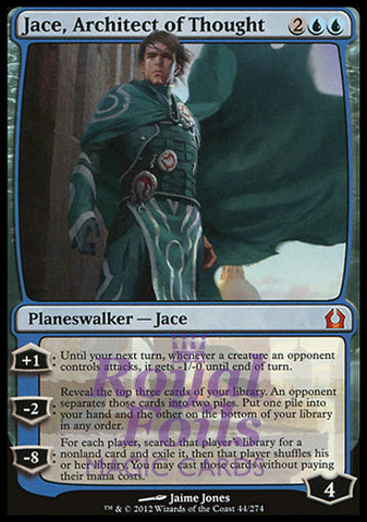 Jace Architect of Thought 1x FOIL RTR MTG Return to Ravnica Mythic MINT blue