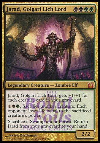 Jarad, Golgari Lich Lord 1x FOIL RTR MTG Return to Ravnica Mythic MINT black green