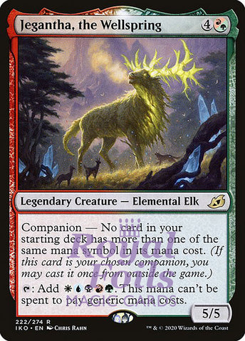 Jegantha, the Wellspring 1x FOIL IKO MTG Ikoria Rare MINT red green