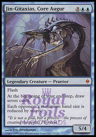 Jin-Gitaxias Core Augur 1x FOIL NPH MTG New Phyrexia Mythic MINT blue