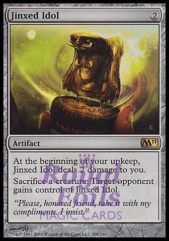 **1x FOIL Jinxed Idol** MTG M11 Core Set Rare MINT artifact