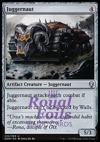 Juggernaut 4x FOIL DOM MTG Dominaria Uncommon MINT artifact