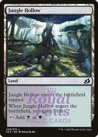 Jungle Hollow 4x FOIL IKO MTG Ikoria Common MINT black green