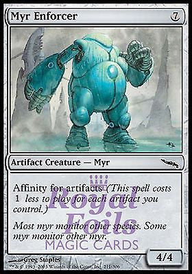 **1x FOIL Myr Enforcer** MDN MTG Mirrodin Common MINT artifact