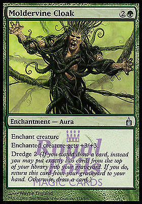 Moldervine Cloak 3x FOIL RAV MTG Ravnica Uncommon MINT green