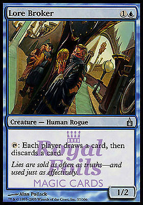 **1x FOIL Lore Broker** RAV MTG Ravnica Uncommon MINT blue