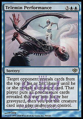 Telemin Performance 1x FOIL CON MTG Conflux Rare MINT blue