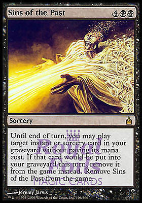 Sins of the Past 1x FOIL RAV MTG Ravnica Rare MINT black sorcery