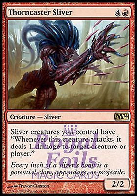 Thorncaster Sliver 1x FOIL MTG M14 2014 Core Set Rare MINT red