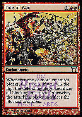 **1x FOIL Tide of War** CHK MTG Champions Kamigawa Rare MINT red