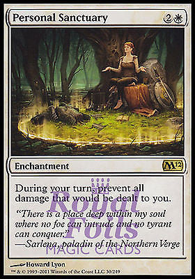Personal Sanctuary 1x FOIL MTG M12 Magic 2012 Core Set Rare MINT white