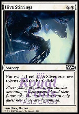Hive Stirrings 2x FOIL MTG M14 2014 Core Set Common MINT white