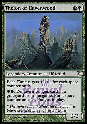 **1x FOIL Thelon of Havenwood** TSP MTG Time Spiral Rare MINT green