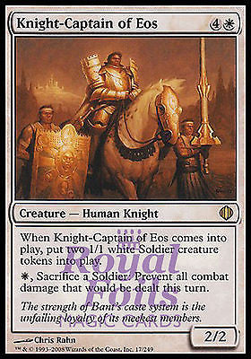 **1x FOIL Knight-Captain of Eos** ALA MTG Shards of Alara Rare MINT white