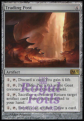 **1x FOIL Trading Post** MTG M13 Core Set Rare MINT artifact