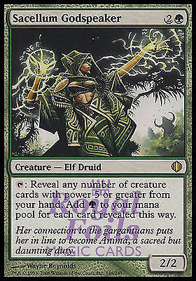 **2x FOIL Sacellum Godspeaker* ALA MTG Shards of Alara Rare MINT green