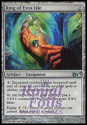 **1x FOIL Ring of Evos Isle** MTG M13 Core Set Uncommon MINT artifact