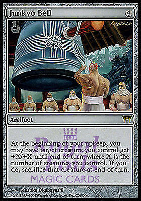 **1x FOIL Junkyo Bell** CHK MTG Champions Kamigawa Rare MINT artifact