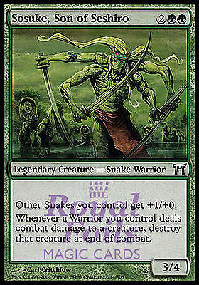 **1x FOIL Sosuke, Son of Seshiro** CHK MTG Champions Kamigawa Uncommon MINT green