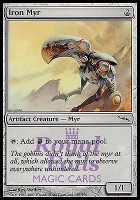 **1x FOIL Iron Myr** MDN MTG Mirrodin Common MINT artifact