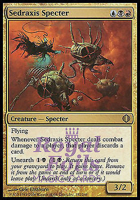 **1x FOIL Sedraxis Specter** ALA MTG Shards of Alara Rare MINT blue black red