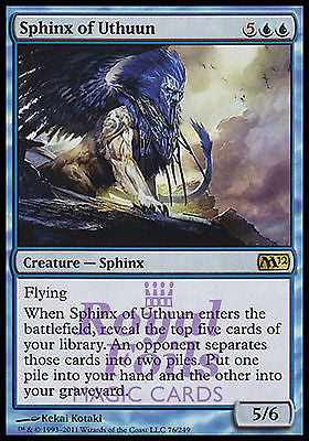 **2x FOIL Sphinx of Uthuun** MTG M12 Magic 2012 Core Set Rare MINT blue