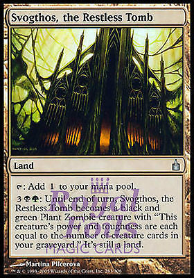 Svogthos the Restless Tomb 1x FOIL RAV MTG Ravnica Uncommon MINT black green land