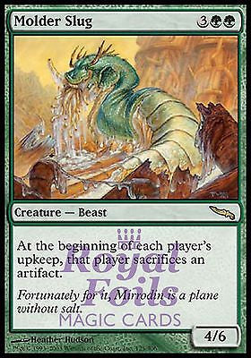 Molder Slug 1x FOIL MDN MTG Mirrodin Rare MINT green