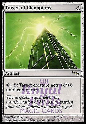 Tower of Champions 1x FOIL MDN MTG Mirrodin Rare MINT artifact