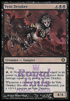 **2x FOIL Vein Drinker** ALA MTG Shards of Alara Rare MINT black