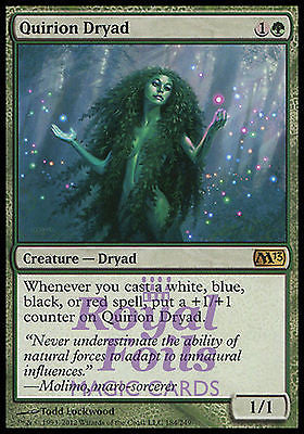 Quirion Dryad 2x FOIL MTG M13 Core Set Rare MINT green