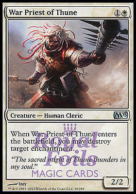 War Priest of Thune 2x FOIL MTG M13 Core Set Uncommon MINT white
