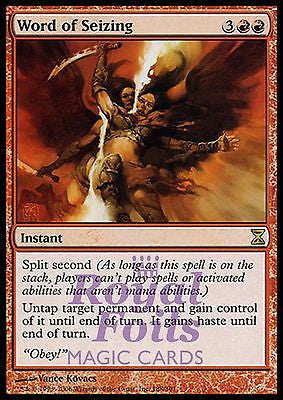 **1x FOIL Word of Seizing** TSP MTG Time Spiral Rare MINT red